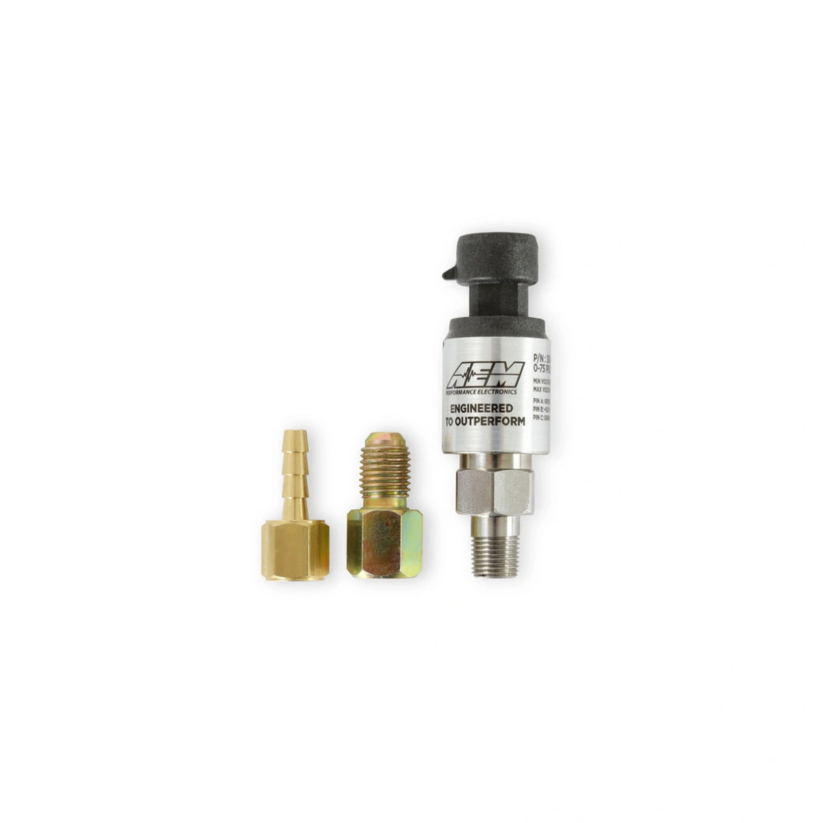 AEM 30-2130-75 MAP Sensörü Bosch Tipi 5 Bar - Turbo/Süperşarj, 1/8" NPT, Analog Çıkış