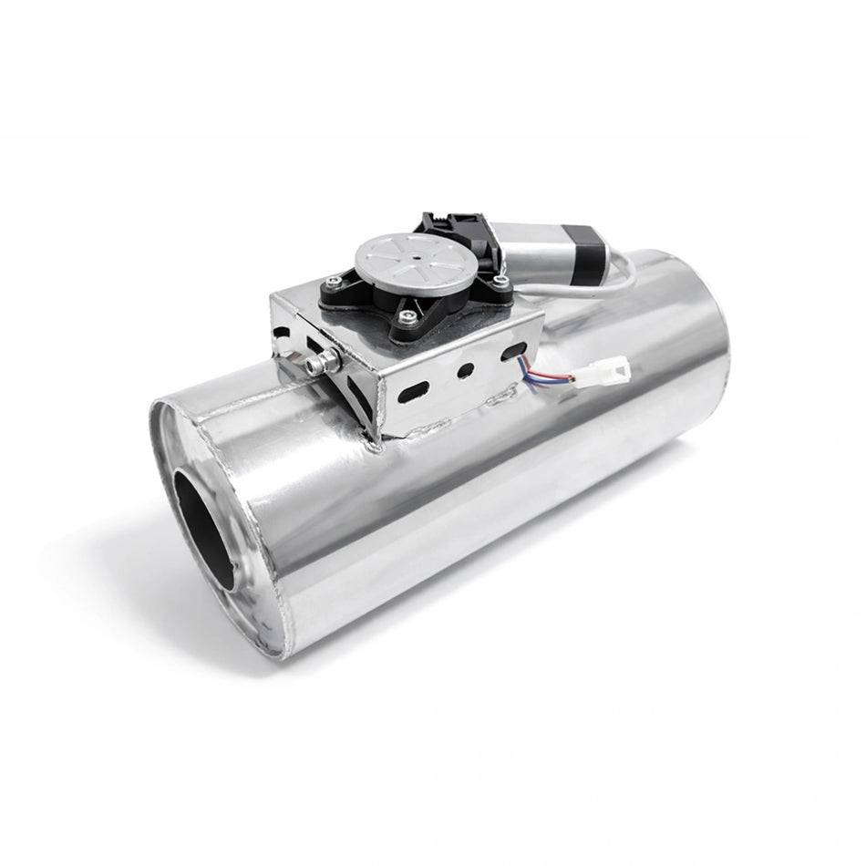 Sistema de Escape Ajustable On/Off con Válvula R2P (76mm, Inox 304) – Sonido Deportivo y Confort para Vehículos de Alto Rendimiento