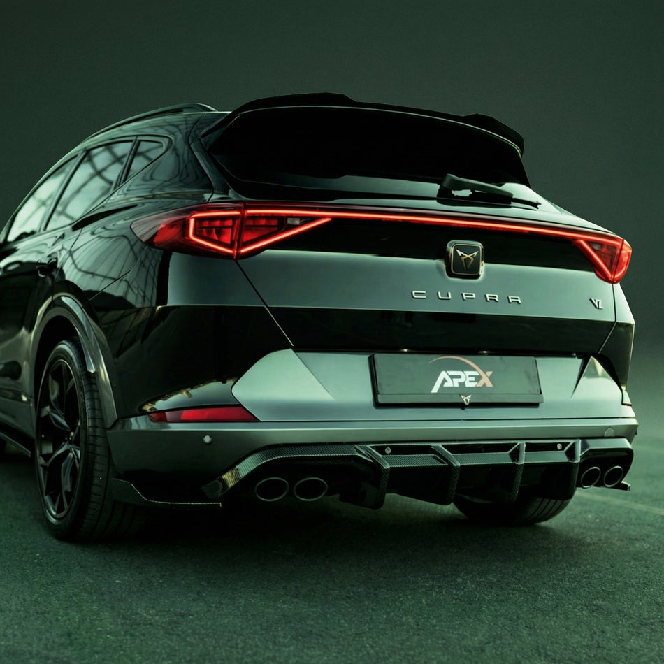 Apex Aero Design Kit de Carrocería de 7 Piezas (ABS Negro Brillo) – Paquete Aerodinámico para Cupra Formentor (2020-2024)
