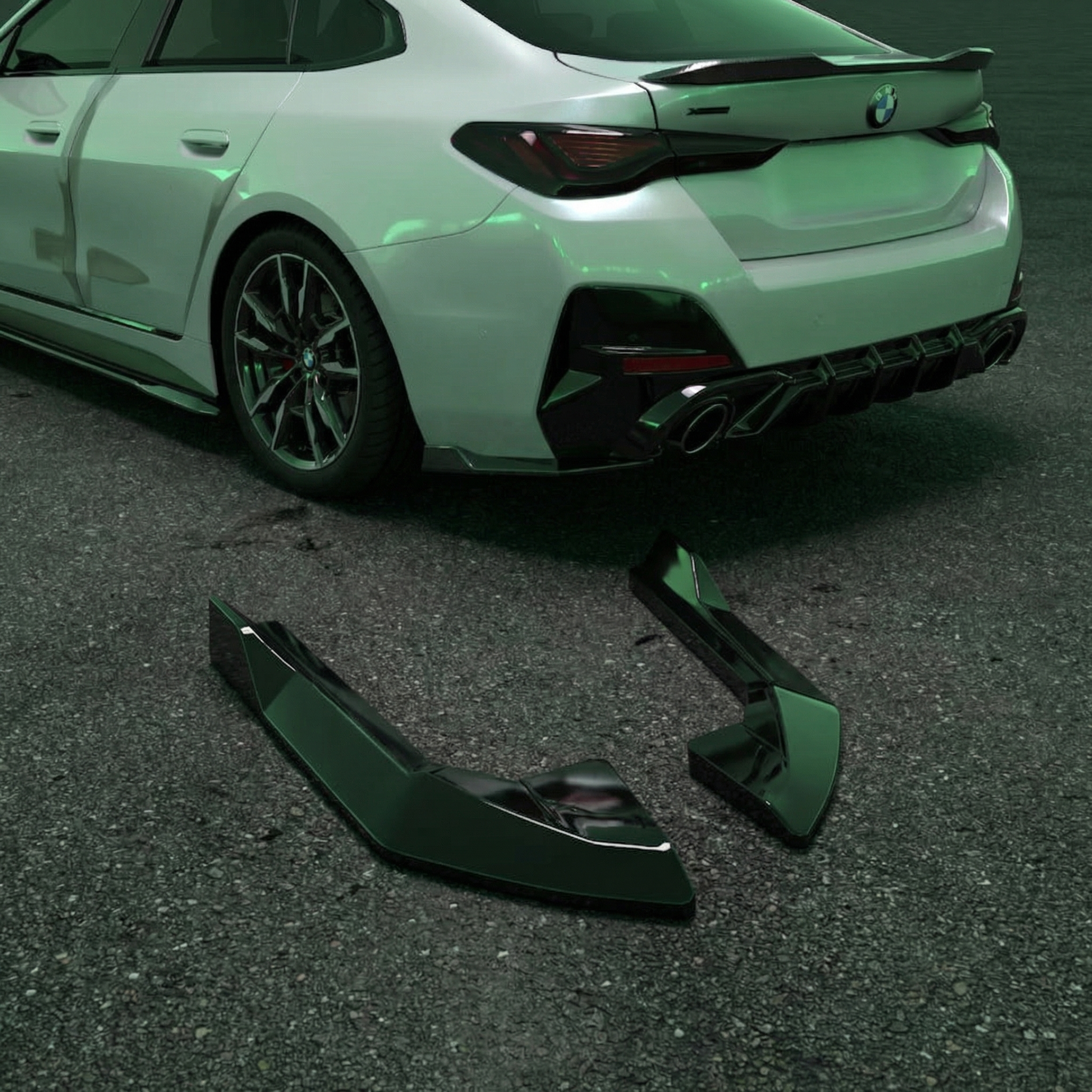 Apex Aero Design - BMW 4 Series G26 Gran Coupe (2021+) - Rear Side Splitter