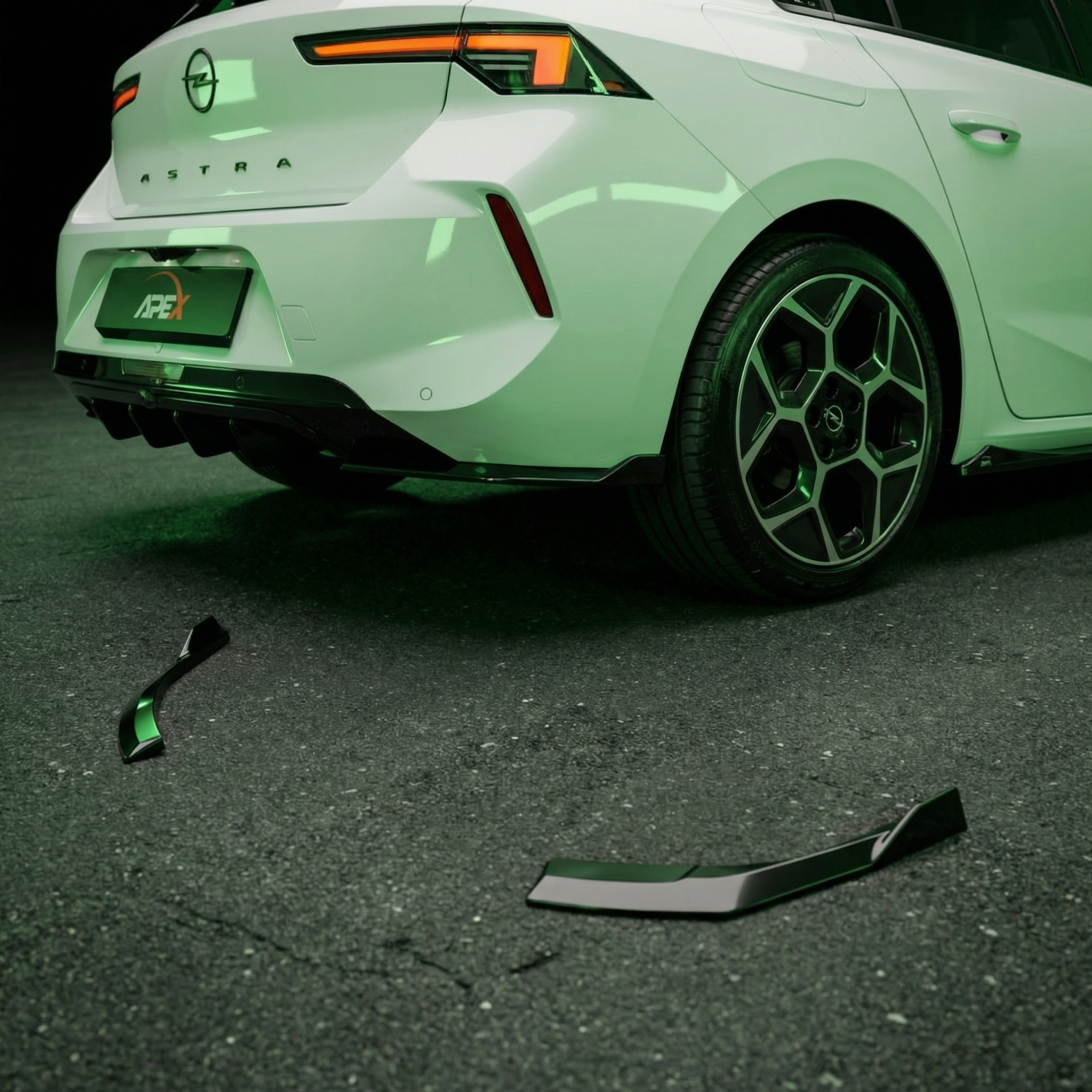 Apex Aero Design - Opel Astra L (2020+) - Rear Side Splitter