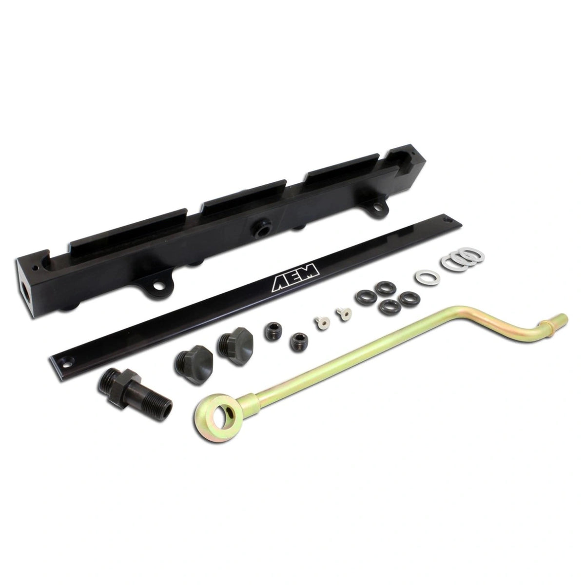 AEM Electronics 25-111BK Riel de Combustible de Alto Volumen (K20 High Flow) – Rendimiento Extremo para Honda Civic Si y Acura RSX