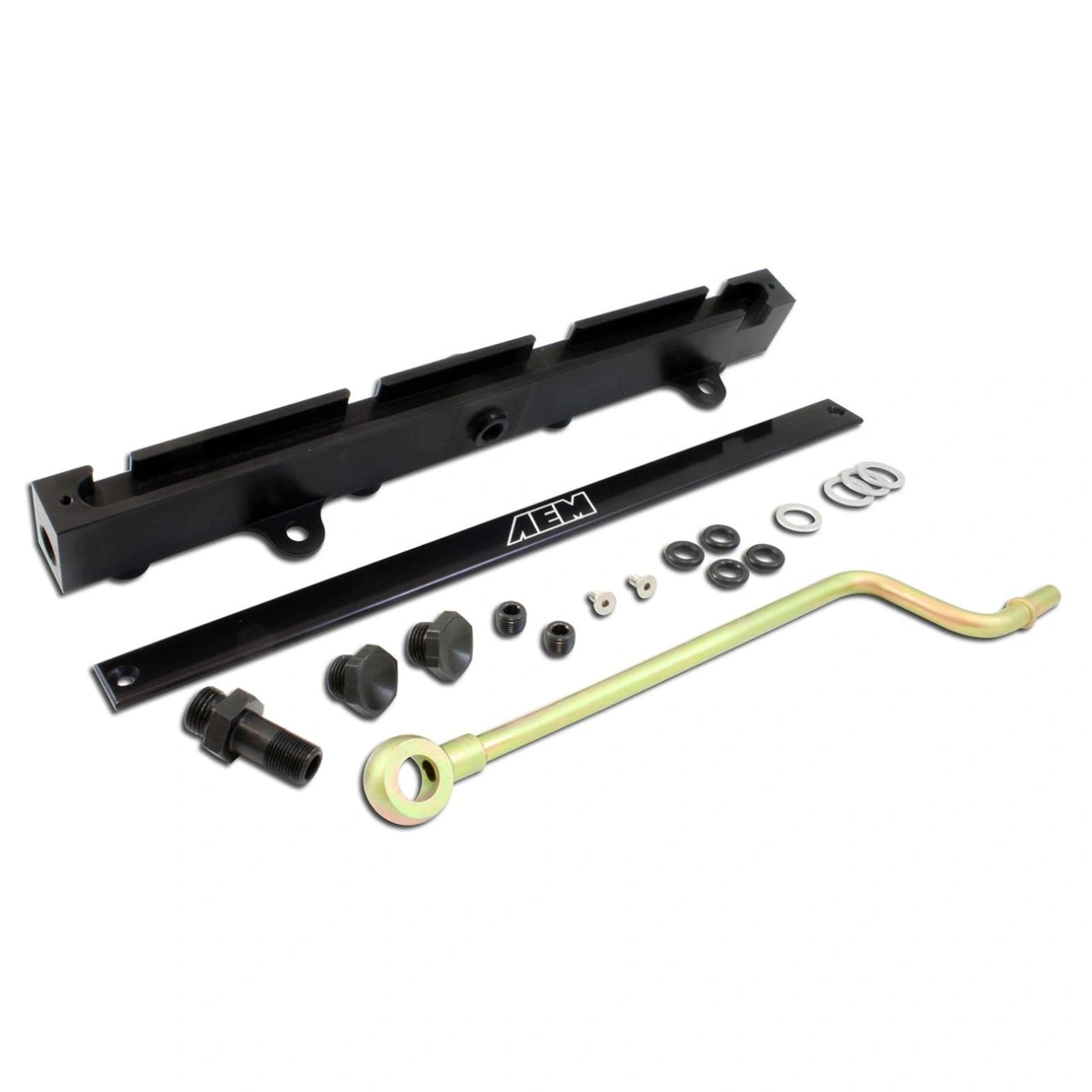AEM Electronics 25-111BK Riel de Combustible de Alto Volumen (K20 High Flow) – Rendimiento Extremo para Honda Civic Si y Acura RSX