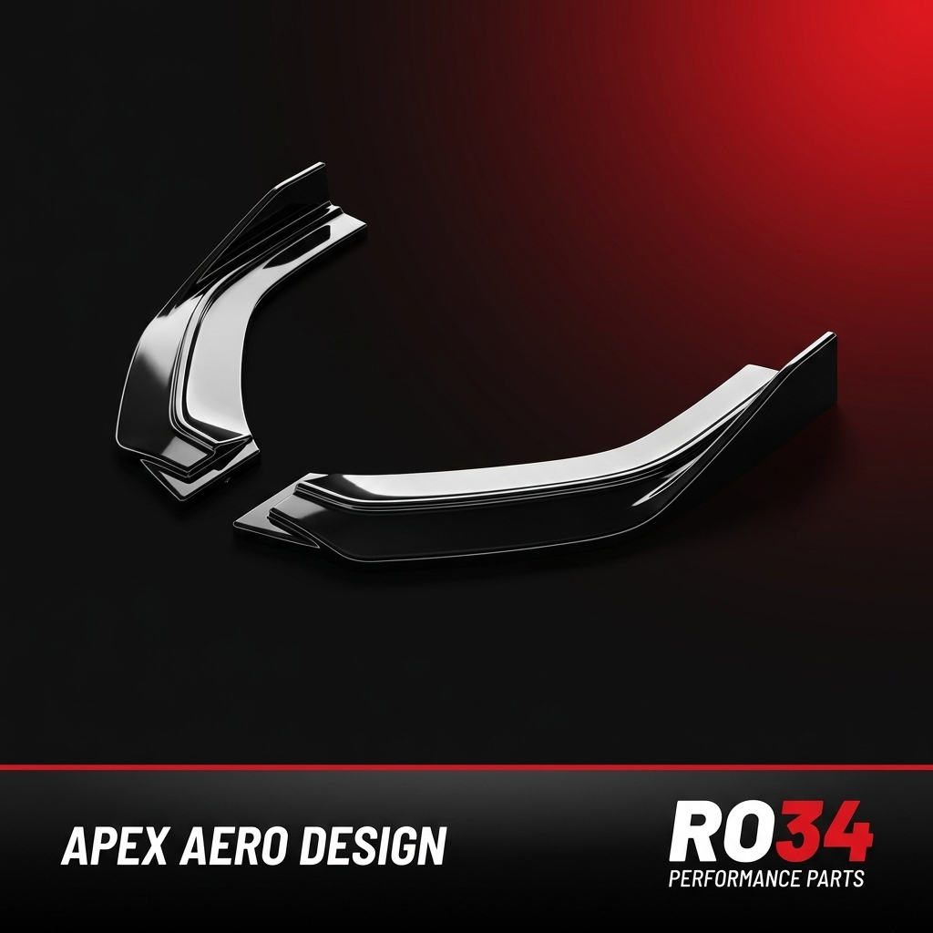 Apex Aero Design VW Golf Mk8 R Splitter - RO34 Performance Parts