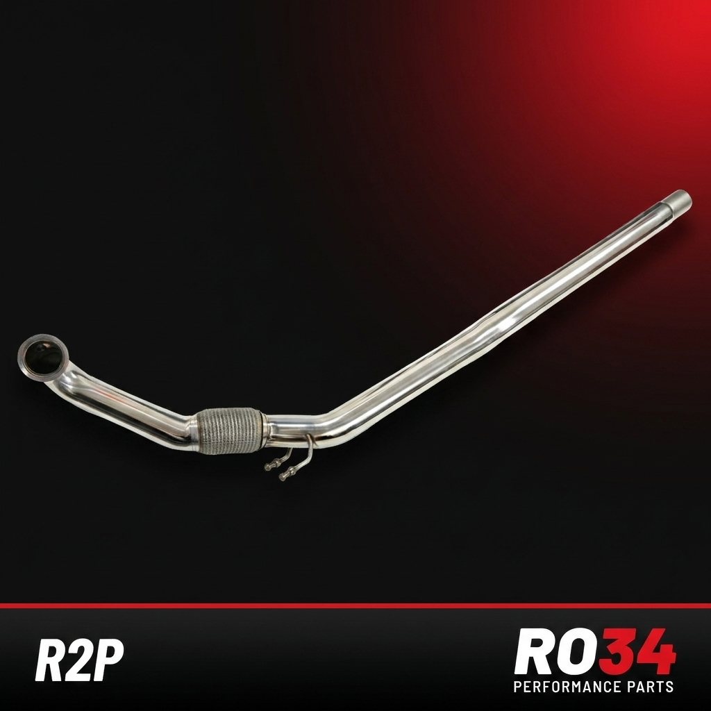 R2P VW Golf 8R Downpipe - RO34 Performance Parts