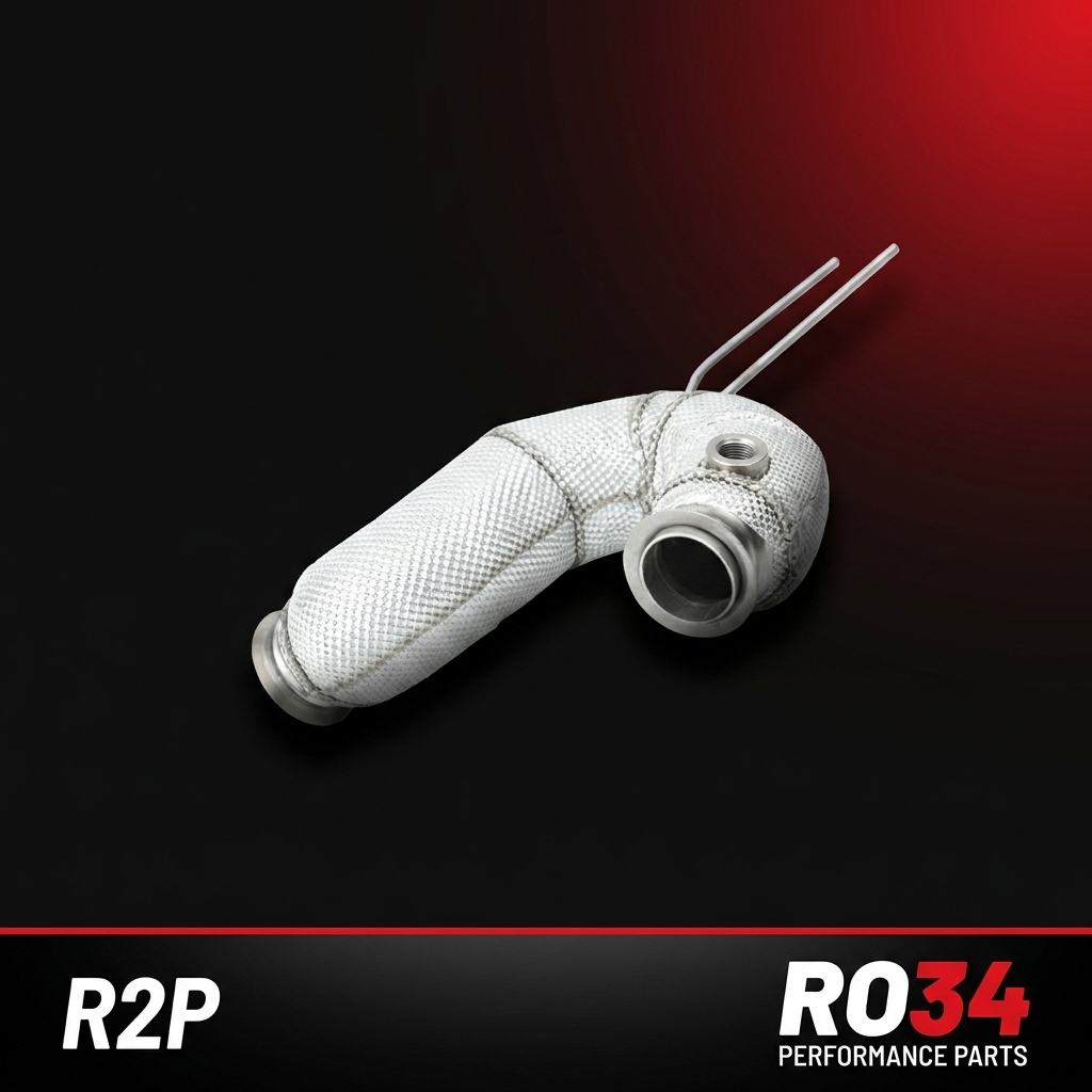 R2P Hyundai i20N Heat Insulated Downpipe - RO34 Performance Parts