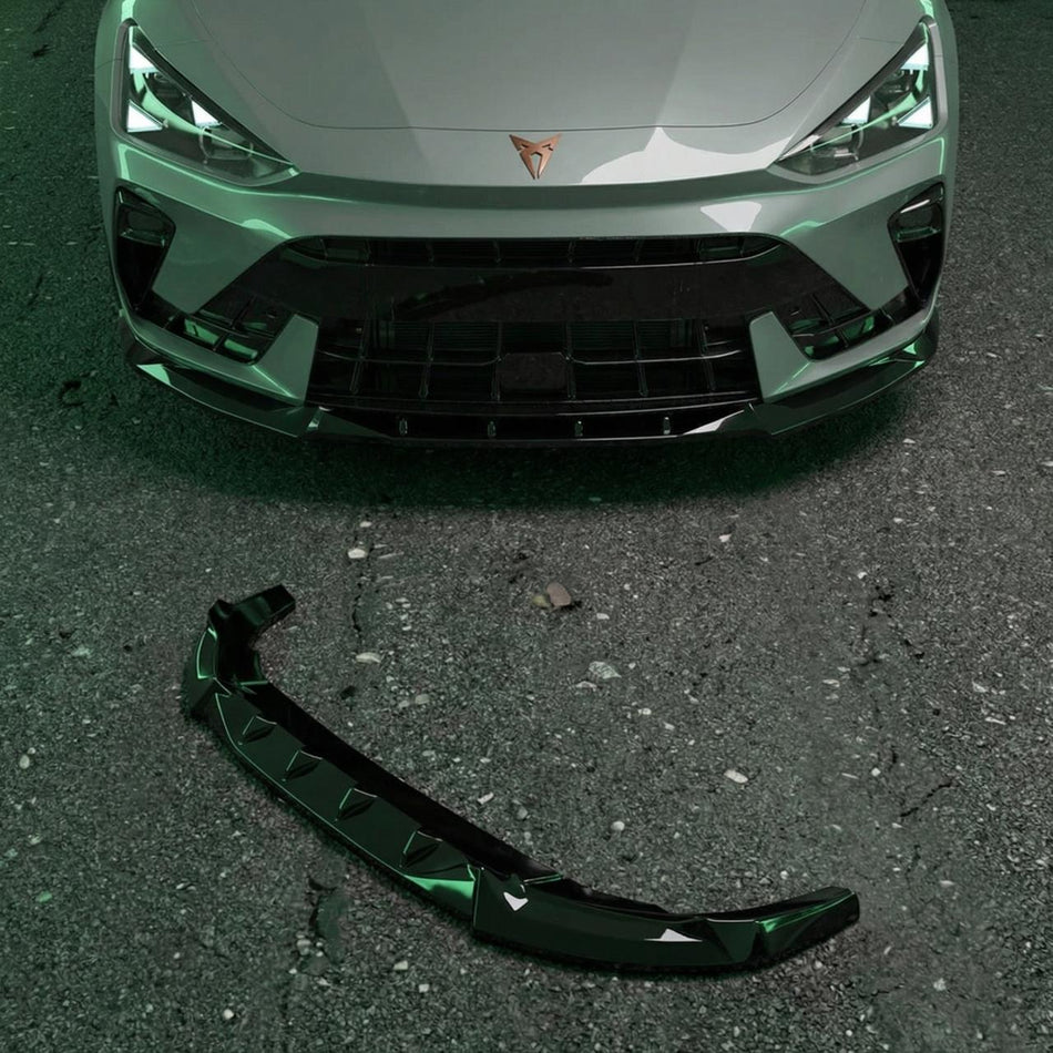 Apex Aero Design AA-LEON24-LF Lip Frontal Splitter (ABS Negro Brillo) – Estética Deportiva para Cupra Leon 2024+