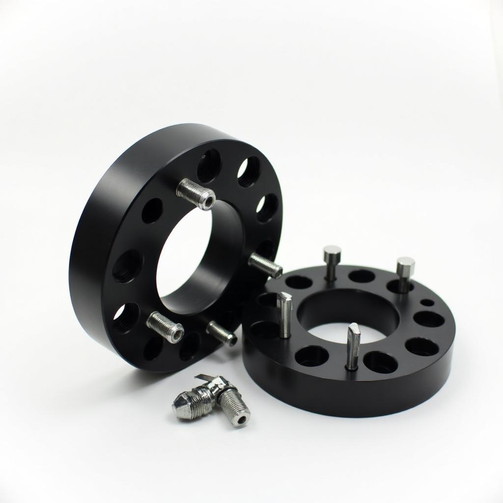 72.6mm black anodized wheel spacers for BMW